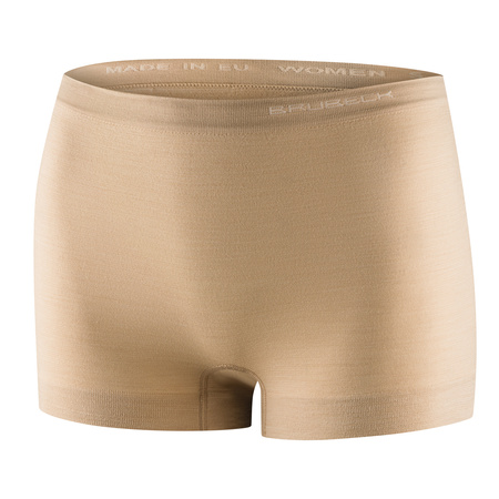 Komplet 3x Bokserki Damskie Comfort Merino Beżowe