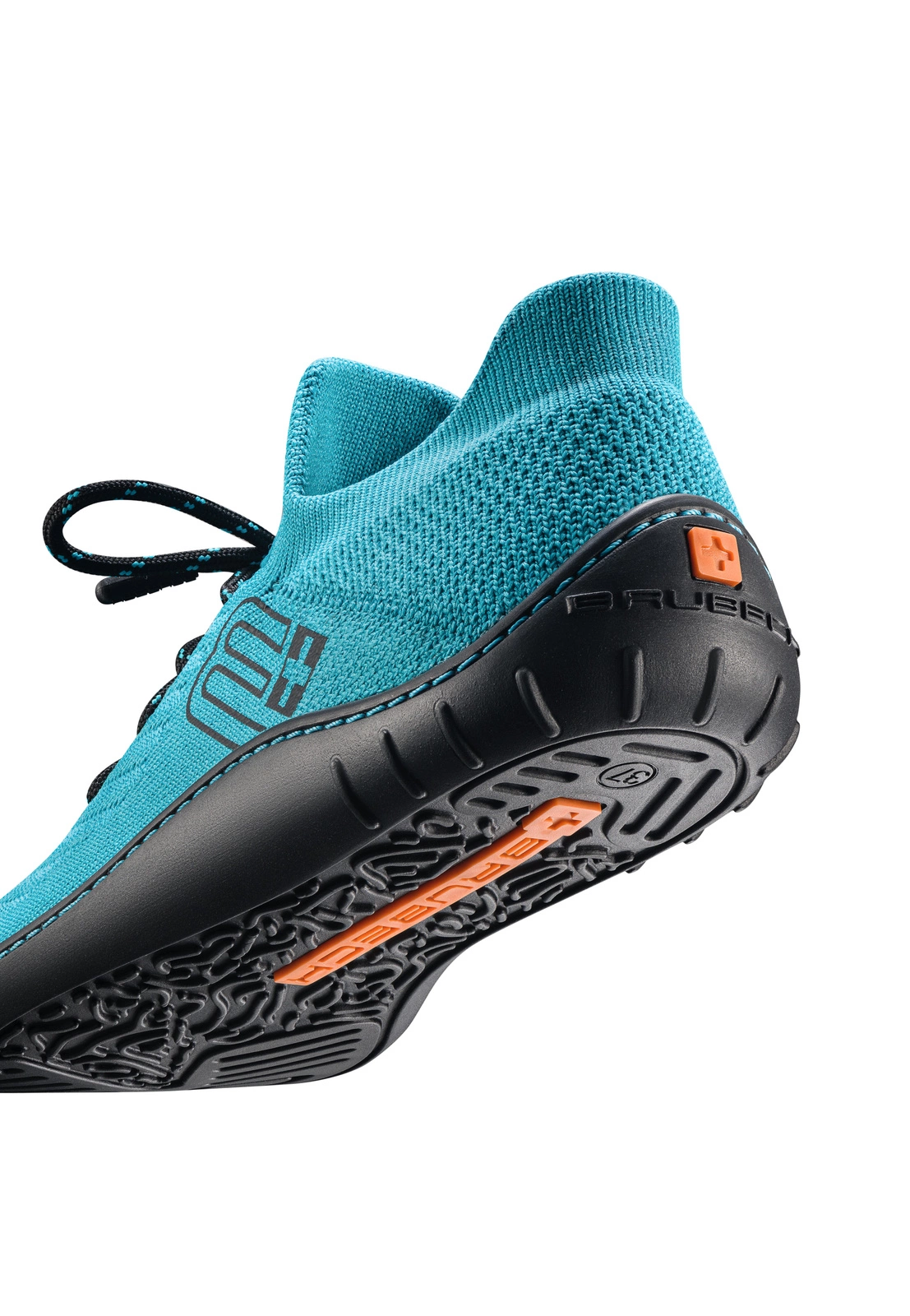Buty Damskie Brubeck Barefoot Merino w kolorze turkusowo-czarnym