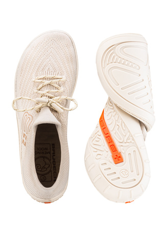 Buty Damskie Brubeck Barefoot Merino Kremowe - 2025