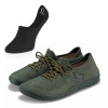 Komplet Buty Męskie Brubeck Barefoot Merino Khaki + Stopki