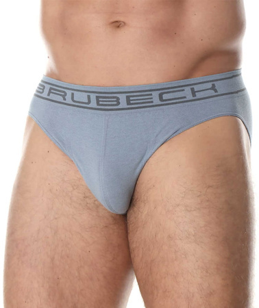 Komplet Brubeck Męskie Slipy 5x (Stalowy)