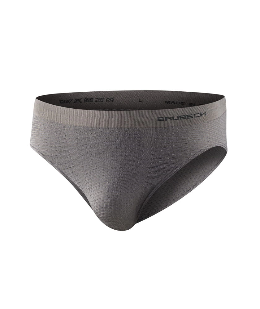 Slipy Męskie BRUBECK BASE LAYER Szare