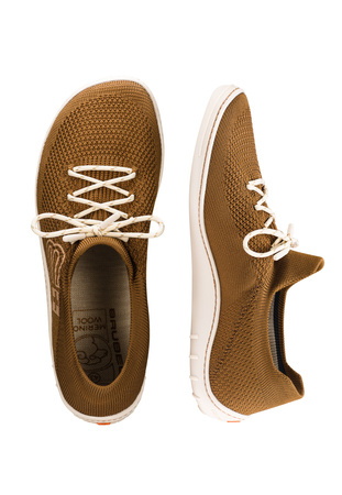 Buty Męskie Brubeck Barefoot Merino Jasnobrązowe-Kremowe - 2025