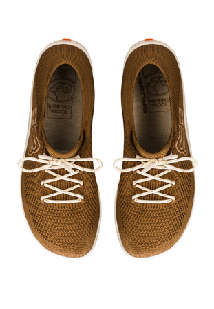 Buty Męskie Brubeck Barefoot Merino Jasnobrązowe-Kremowe - 2025