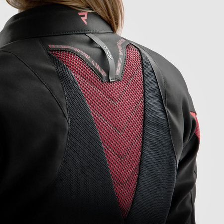 Kurtka Damska Motocyklowa REBELHORN JAX LADY BLACK/RED