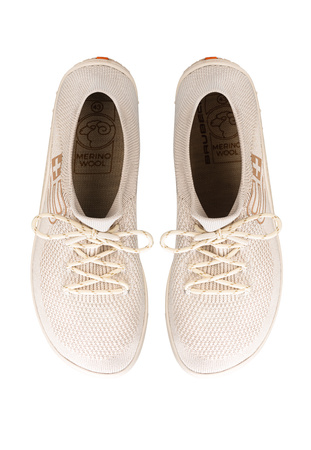 Buty Męskie Brubeck Barefoot Merino Kremowe - 2025