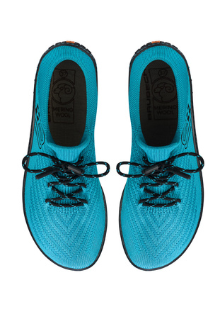 Buty Damskie Brubeck Barefoot Merino Turkusowo-Czarne - 2025