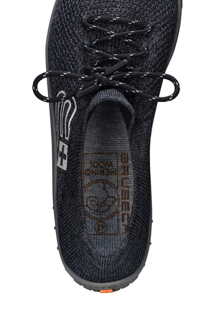 Komplet Buty Męskie Brubeck Barefoot Merino Grafitowe + Stopki