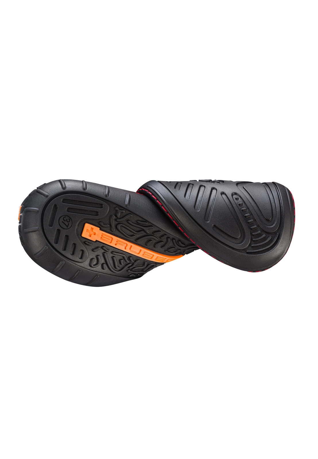 Buty Damskie Brubeck Barefoot Merino w kolorze czerwono-czarnym