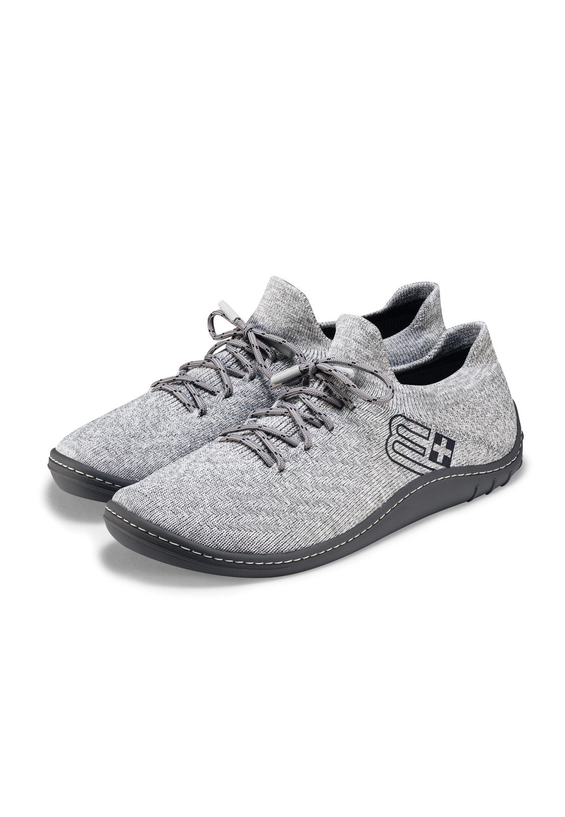Buty Damskie Brubeck Barefoot Merino w kolorze jasnoszarym-grafitowym