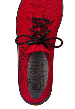Buty Damskie Brubeck Barefoot Merino Czerwono-Czarne - 2025