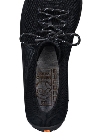 Buty Męskie Brubeck Barefoot Merino Czarne - 2025