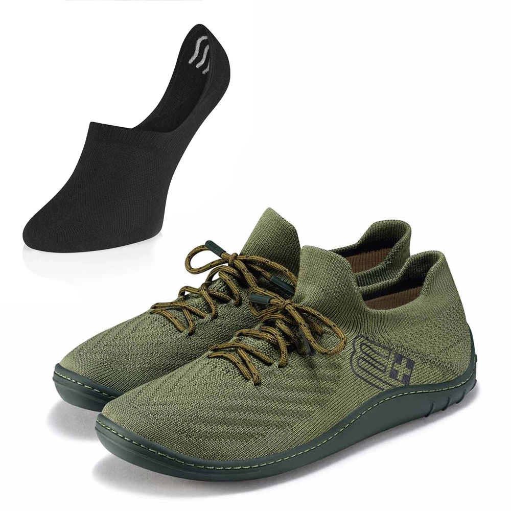 Buty Damskie Brubeck Barefoot Merino w kolorze khaki