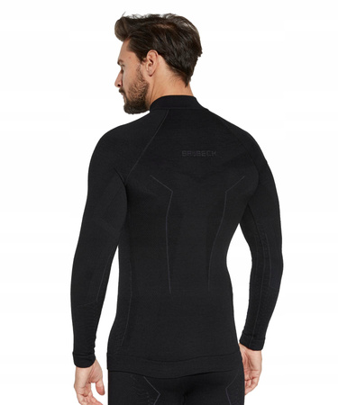 Komplet Brubeck Męski Extreme Merino (Bluza z ekspresem + Spodnie)