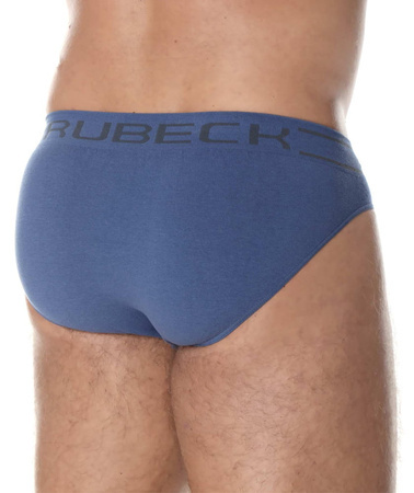 Komplet Brubeck Męskie Slipy 5x (Indygo)