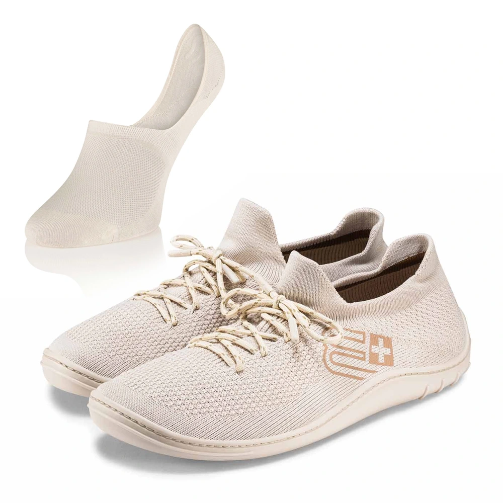 Buty Brubeck Barefoot Merino w kolorze kremowym
