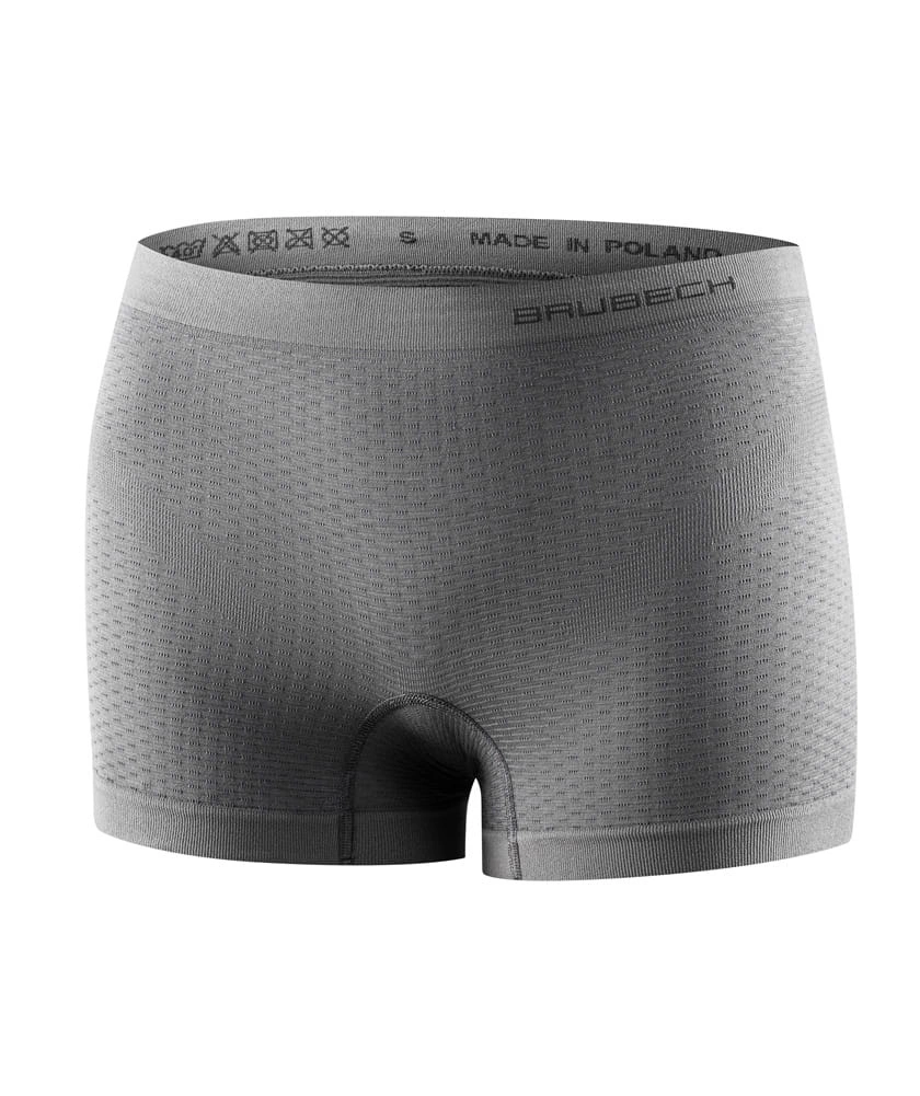 Bokserki Damskie BRUBECK BASE LAYER Szare