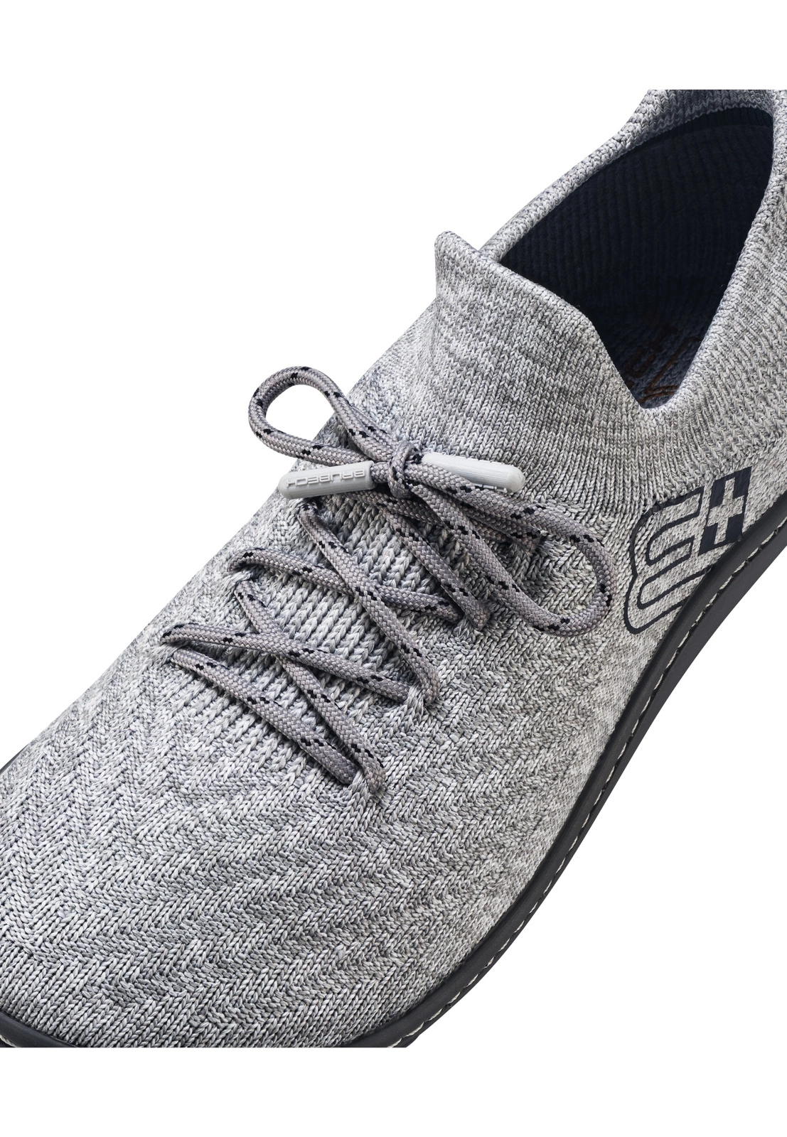Buty Damskie Brubeck Barefoot Merino w kolorze jasnoszarym-grafitowym