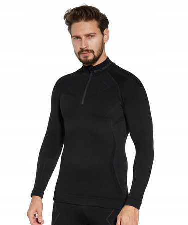 Komplet Brubeck Męski Extreme Merino (Bluza z ekspresem + Spodnie)