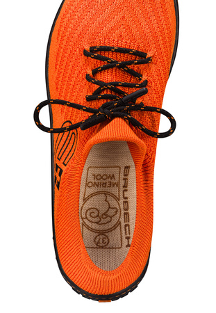 Buty Damskie Brubeck Barefoot Merino Pomarańczowo-Czarne - 2025