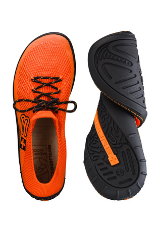 Buty Męskie Brubeck Barefoot Merino Pomarańczowo-Czarne - 2025