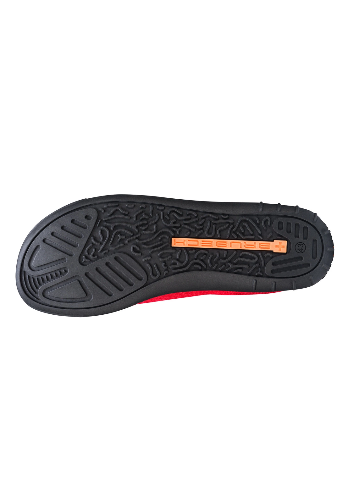 Buty Brubeck Barefoot Merino w kolorze czerwono-czarnym