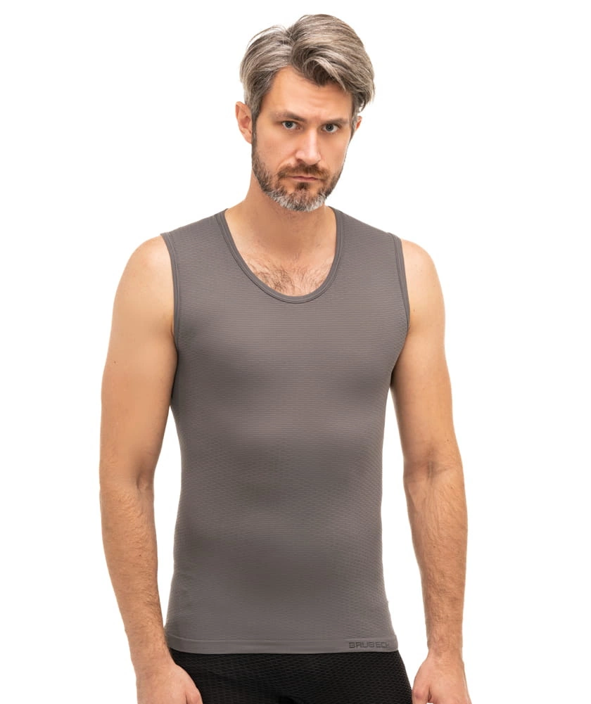 Bezrękawnik Unisex Brubeck Base Layer SL10100 Szary
