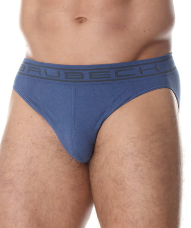 Komplet Brubeck Męskie Slipy 3x (Indygo)