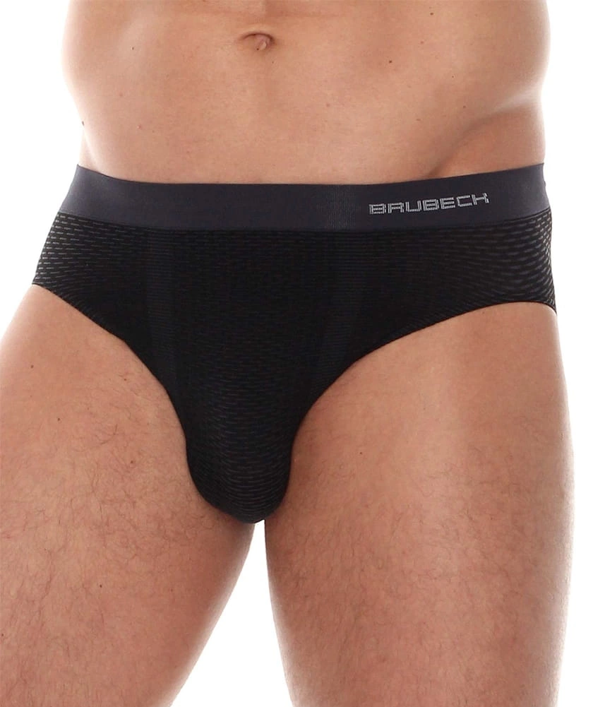Slipy Męskie BRUBECK BASE LAYER Czarne