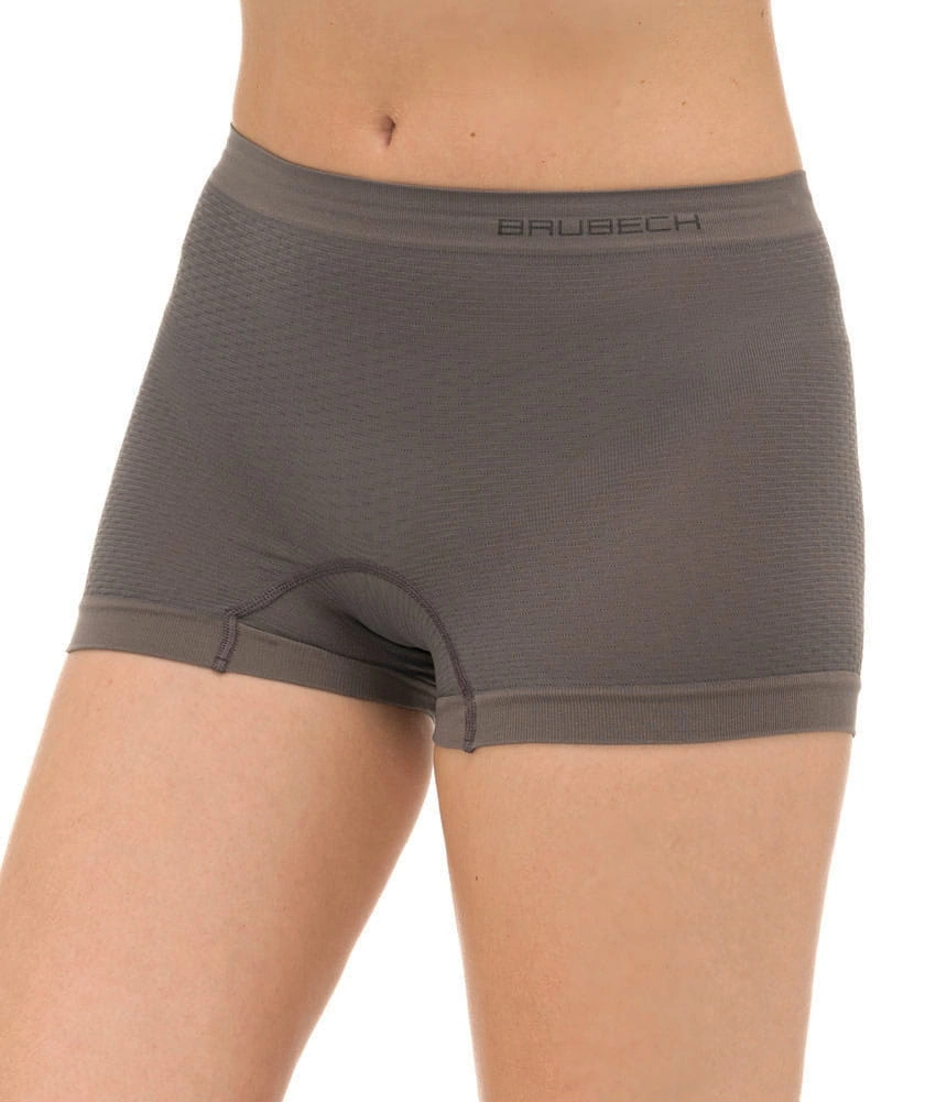 Bokserki Damskie BRUBECK BASE LAYER Szare