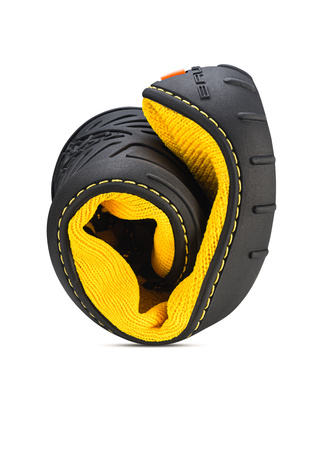 Komplet Buty Męskie Brubeck Barefoot Merino Zółto-Czarne + Stopki