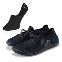 Komplet Buty Męskie Brubeck Barefoot Merino Czarne + Stopki