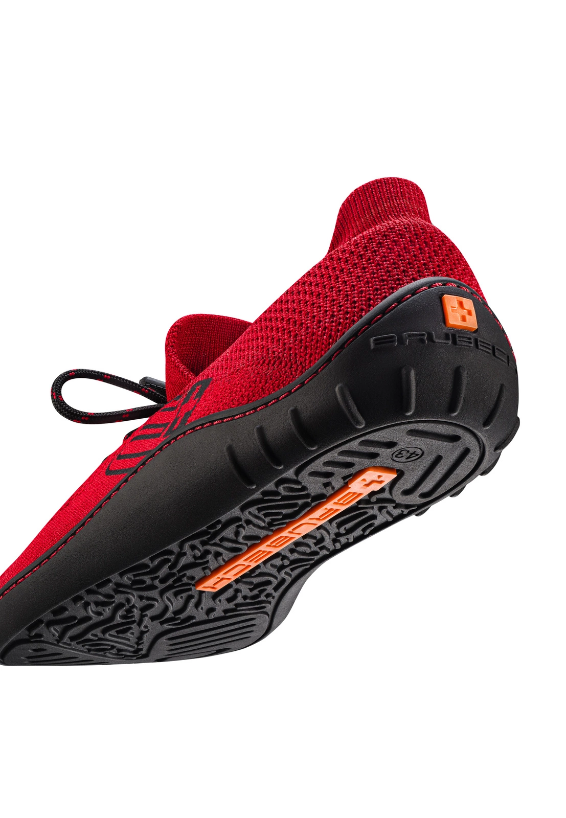 Buty Brubeck Barefoot Merino w kolorze czerwono-czarnym
