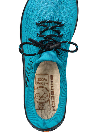 Buty Damskie Brubeck Barefoot Merino Turkusowo-Czarne - 2025