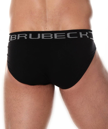 Komplet Brubeck Męskie Slipy 3x (Czarny)