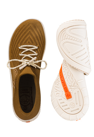 Buty Damskie Brubeck Barefoot Merino Jasnobrązowe-Kremowe - 2025