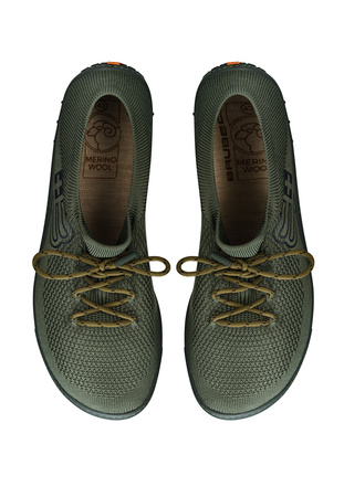 Buty Męskie Brubeck Barefoot Merino Khaki - 2025