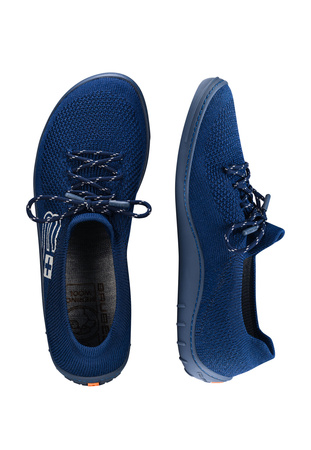 Komplet Buty Męskie Brubeck Barefoot Merino Granatowe + Stopki