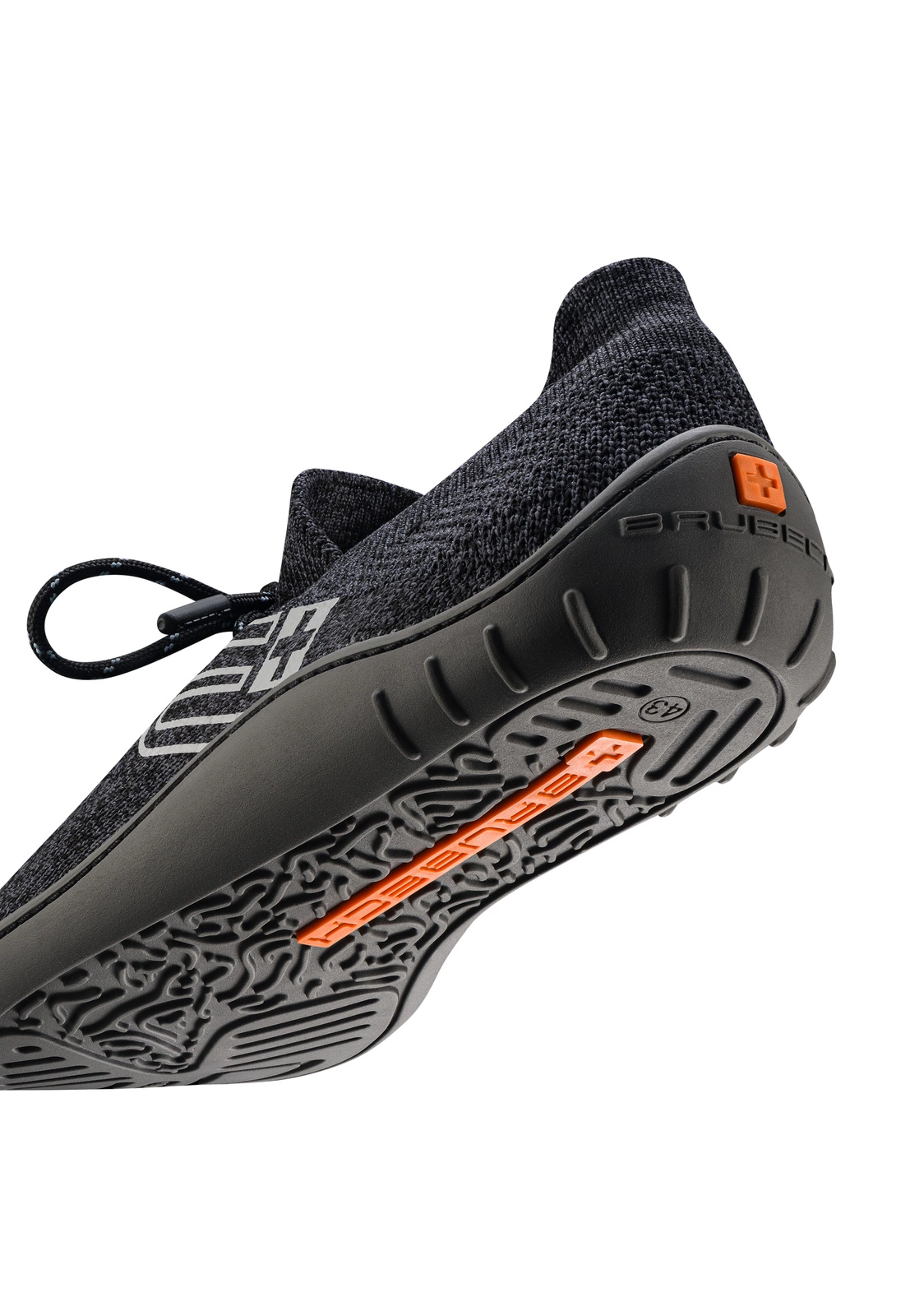 Buty Brubeck Barefoot Merino w kolorze grafitowym