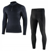 Komplet Brubeck Męski Extreme Merino (Bluza z ekspresem + Spodnie)