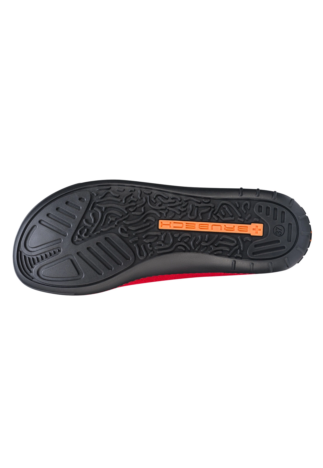 Buty Damskie Brubeck Barefoot Merino w kolorze czerwono-czarnym