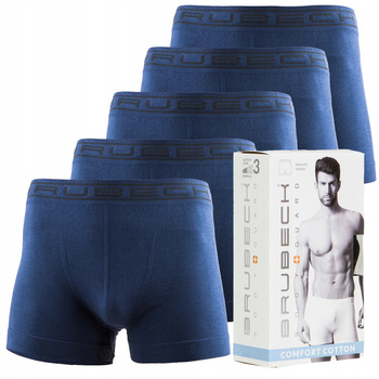 Komplet Brubeck Męski Bokserki 5x (Indygo)