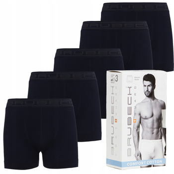 Komplet Brubeck Męski Bokserki 5x (Granatowy)