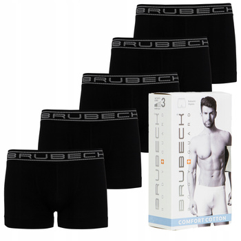 Komplet Brubeck Męskie Bokserki 5x (Czarny)