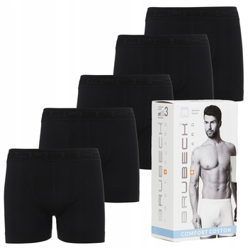 Komplet Brubeck Męski Bokserki 5x (Grafitowy)