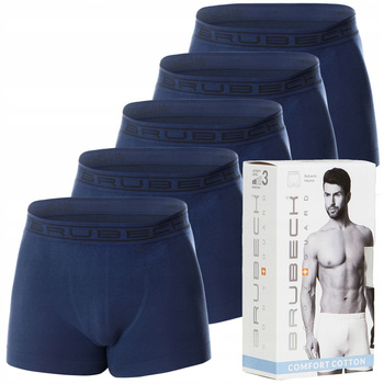 Komplet Brubeck Męskie Bokserki 5x (Granatowy)