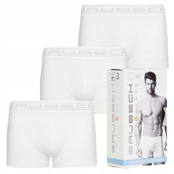 Komplet Brubeck Męskie Bokserki 3x (Biały)