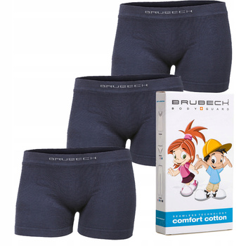 Komplet Brubeck Cotton Junior 3x (Granatowy)