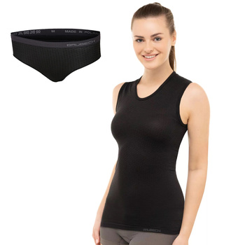 Komplet Termoaktywny Base Layer (Bezrękawnik + Majtki Damskie)
