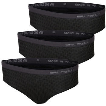 Komplet 3x Damskie Majtki Termoaktywne Brubeck Base Layer